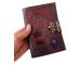 HANDMADE EMBOSSED LEATHER JOURNALS FOR WRITING NOTEBOOK SKETCHBOOK DIARY WITH LOCK FOR MEN WOMEN DND BOOK OF SHADOWS DUNGEONS AND DRAGON WITH STONE FOR EVERYONE