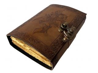 Celtic antique custom design personalize vintage leathers journal book of shadows antique Hardcover Diary book 2022 planner