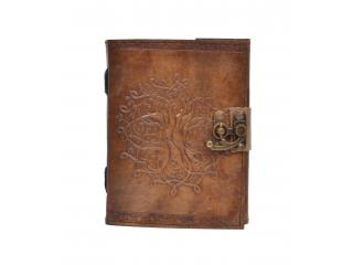 New Vintage Handmade Round Tree Of Life Embossed Vintages Blank Paper Notebook Leather Journal Diary & Sketchbook