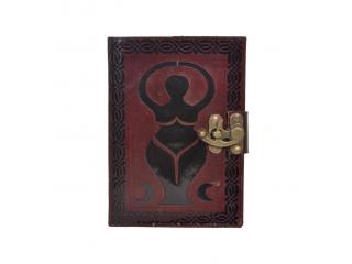 Stylish Beautiful Cut Work Leather Journal Mother Goddess Design Journal 120 Pages Sketchbook Organizer Day Planner