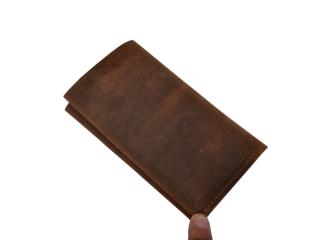 Vintage Handmade Crazy Horse Leather Id/Credit Card Debit Card Driving License Holder