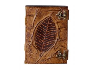 Handmade Leaf Of Tree Leather Journal Sketchbook & Notebook
