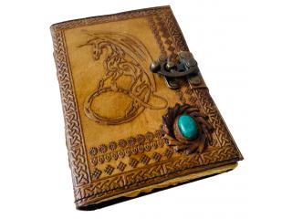 Leather Journals for Writing Notebook Sketchbook Diary with Lock for Men Women DND Book of