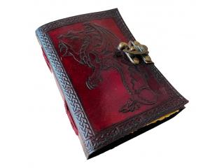 Wholesaler-Fire-Dragon-Wicca-Wiccan-Antique-Charcoal-Leather-NeoPagan-Leather-Journal-Spel