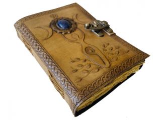 Mother Goddess Book Of Shadow Leather Journal Embossed Writing Notebook Antique Bound Hand