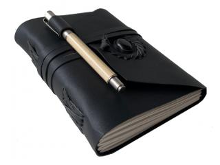 handmade soft leather stone leather journal