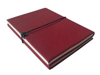 Handmade Red And Brown Leather Journal Antique Diary