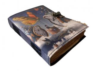 Wholesaler Handmade Butterfly Watch Printed Vintage Spell Book Of Shadows Leather Journal