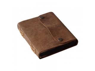 Handmade Leather Journal Black Soft Leather Antique Design Bound Notebook