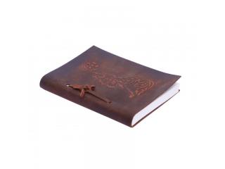 Wolf Embossed Handmade Soft Leather Journal