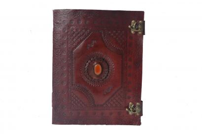 Leather Journal Writing Notebook Antique Handmade Bound Daily Unlined Paper Diary