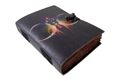 Triple Moon Goddess Witchcraft Spell Of Shadows Leather Journal Writing Notebook
