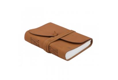 Leather Strap Bound Leather Journals Diary Handmade - Leather Book