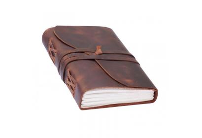 Straps Bound Handmade Soft Leather Journal Antique Design