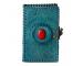 Leather Journal Embossed Single Red Stone Notebook & Sketchbook With Side Stitching Journals Handmade Diary For Man And Woman