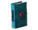 Leather Journal Embossed Single Red Stone Notebook & Sketchbook With Side Stitching Journals Handmade Diary For Man And Woman
