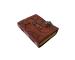 Antique Handmade Leather Journal With Antique Key With Cross with Deckle Edge Papers Blank