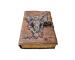 Dragon With Face Printed Blank Spell Book Of Shadows Journal With Lock Vintage Handmade Prop Leather Cover Unlined Art Paper