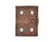 New Vintage Genuine Leather Journal Beautiful 4 Stone Embossed Leather Journal Notebook