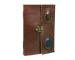  Leather C- Lock Two Stone Craft Paper Blank Diary Journal Handmade Beautiful Eco-friendly Note Book