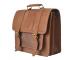 100% Real Crazy horse Leather Men's Brown Briefcase Handbag Laptop Bag Shoulder
