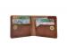 Newest Mens Hunter Leather Bifold Card Wallet Fashion Purse Genuine Leather Men's Wallet