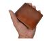 Newest Mens Hunter Leather Bifold Card Wallet Fashion Purse Genuine Leather Men's Wallet