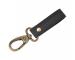 Handmade Genuine Vintage Buffalo Leather Keychain with Dog hook