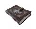 Celtic Cross Embossed Notebook With Brown Color And Handmade Leather Journal