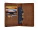 New Genuine Crazy Horse Leather Id/Credit Card Passport Holder Purse