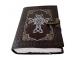 Celtic Cross Embossed Notebook With Brown Color And Handmade Unlined Cotton Paper Best Gift For Men And Women