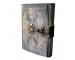 Triple Moon Leather Journal Book Of Shadows Antique Design With Centre Compass Journal For Unisex Unlined Deckle Edge Paper 200 Pages, Leather Blank Book