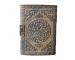 Triple Moon Leather Journal Book Of Shadows Antique Design With Centre Compass Journal For Unisex Unlined Deckle Edge Paper 200 Pages, Leather Blank Book