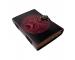 book of shadow triple moon embossed handmade leather journal