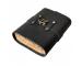 Grimoire Leather Journal Book Of Shadows Bound Antique Design Notebook - Journal For Unisex Unlined Deckle Edge Paper 200 Pages, Leather Blank Book