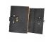 Grimoire Leather Journal Book Of Shadows Bound Antique Design Notebook - Journal For Unisex Unlined Deckle Edge Paper 200 Pages, Leather Blank Book