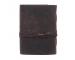 Bound Handmade Soft Leather Journal Antique Design For Him & Her Use Diary Recycled Cotton Unlined 120 Blank Pages