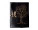 Handmade Notebook Double Color Tree Of Life Design Leather Journal Embossed Craft Unlined Paper Journals For Unisex Book Of Shadows