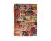 Magazine Style Design Handmade Leather Printed Journal 200 Both Side Deckle Edge Vintage Paper Notebook & Sketchbook