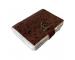 Antique Leather Journal Book Of Shadows Journal For Unisex Unlined Deckle Edge Paper 200 Pages, Leather Blank Book