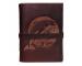 Dolphin Embossed Handmade Leather Journal Leather Bound Strap Leather Writing Journals Diary