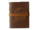 Soft Leather Journal Handmade Dolphin Hard Embossed Antique Design Notebook & Sketchbook
