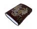 Vintage Double Color Handmade Design Celtic Embossed Double Dragon Blank Cotton Paper Leather Journal Diary
