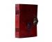 Leather Journal Handmade Notebook Fairy Dragon Embossed With Stone Unlined Cotton Paper Journals For Him & Her