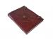 Handmade Leather Bound Journal Leather Notebook Unlined Paper single stone Diary