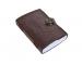 Handmade celtic dradon embossed leather journal diary with leather strap closure C-Lock