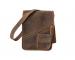 Retro Cracases Men Shoulder Bag Office Handbag Tote Browzy Horse Leather Briefn