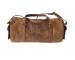 Men Crazy Horse Leather Overnight Luggage Duffle Suitcase Garment Laptop Handbag