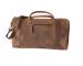 Vintage Crazy Horse Leather Travel Bag Men luggage bag large Duffel Bag weekend