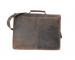 Mens Business Briefcase Crazy Horse Leather Shoulder Messenger Portfolio Bags 